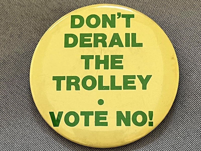 Trolley Voting Button