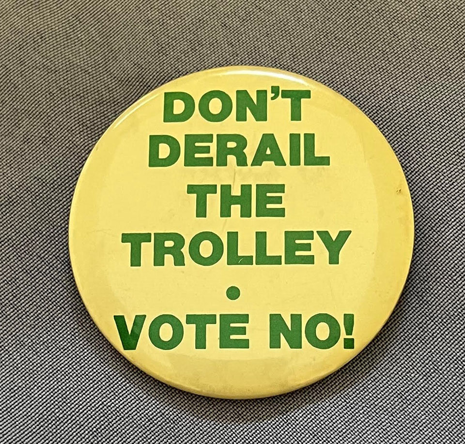 Trolley Voting Button