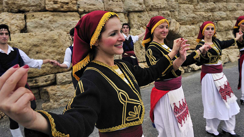 Dancers at Galveston Island Greek Festival