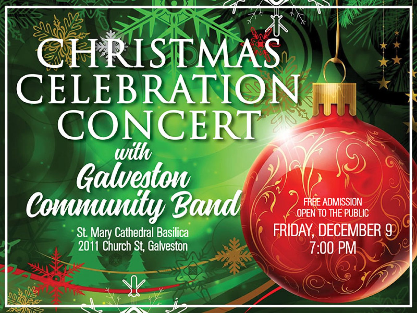 Christmas Celebration Concert Galveston, TX