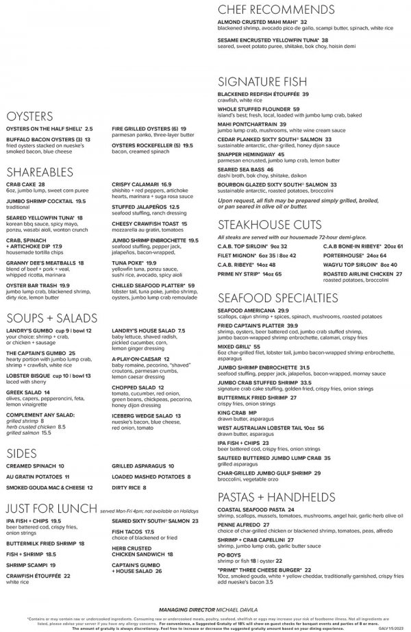 Landry's Prime Seafood & Steaks Galveston, TX