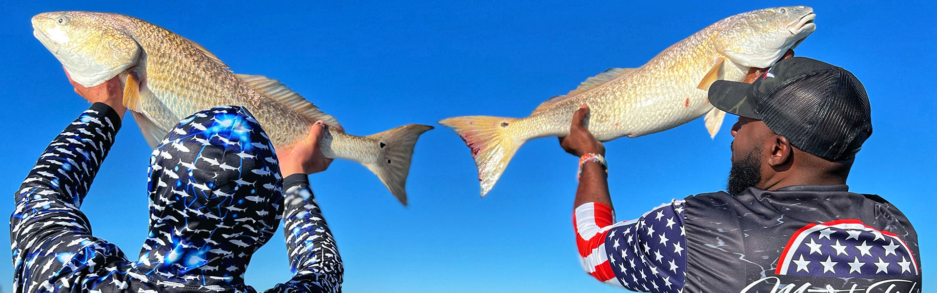 Out Cast Charters with Red Fish