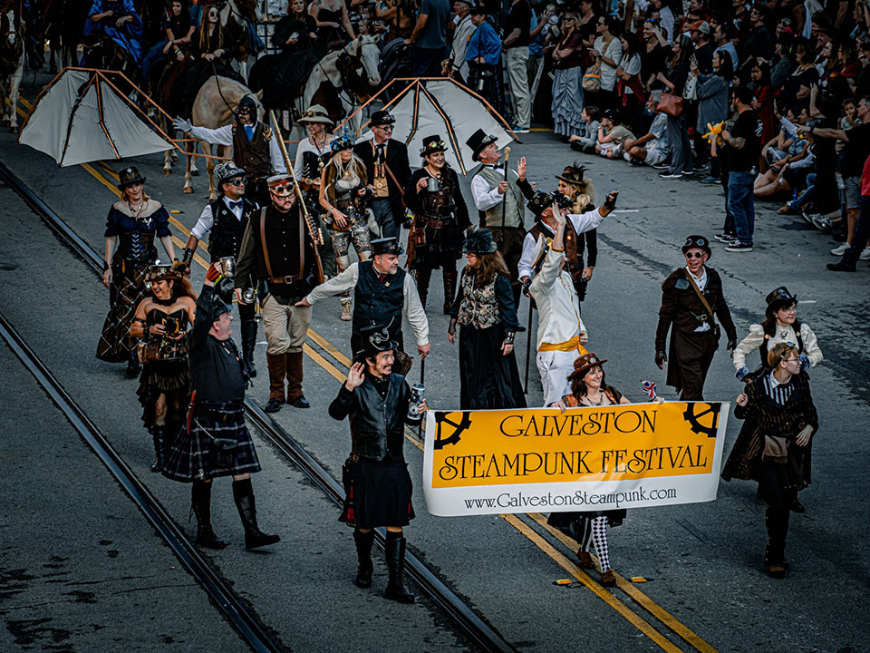 Galveston Steampunk Festival Parade