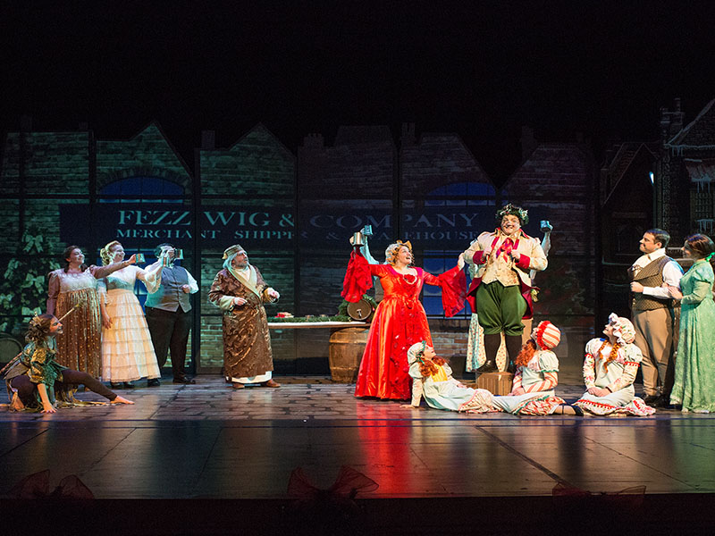 Cast of A Christmas Carol on Stage