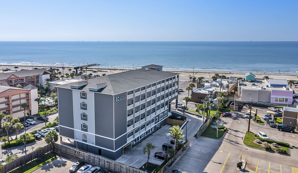 Hyatt Select Galveston on Seawall Quality Inn Beachfront Galveston TX